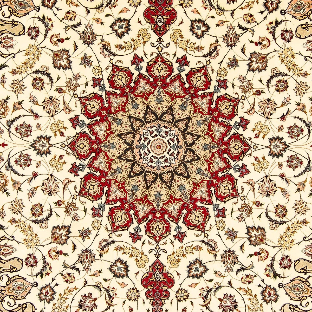 Persisk tæppe - Tabriz - Royal - 350 x 251 cm - beige