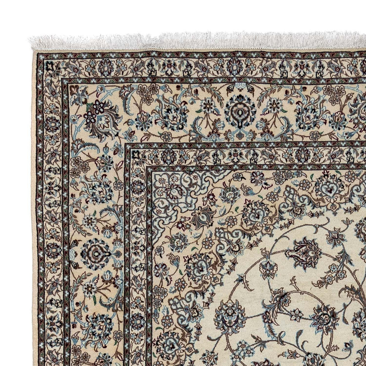 Persisk tæppe - Nain - Royal - 348 x 248 cm - beige