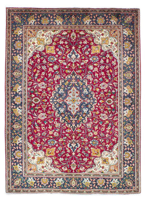 Persisk tæppe - Tabriz - 196 x 145 cm - rød