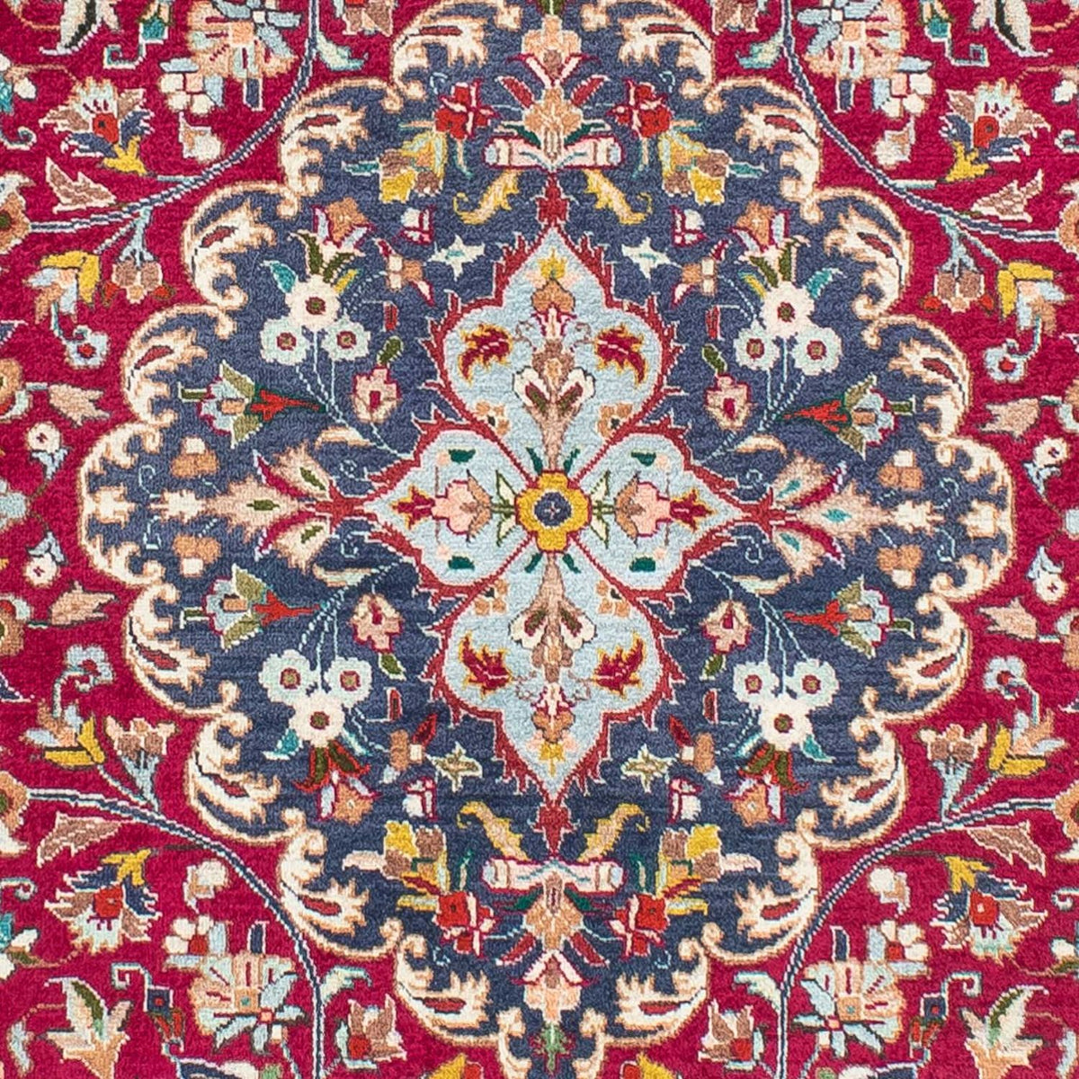 Persisk tæppe - Tabriz - 196 x 145 cm - rød