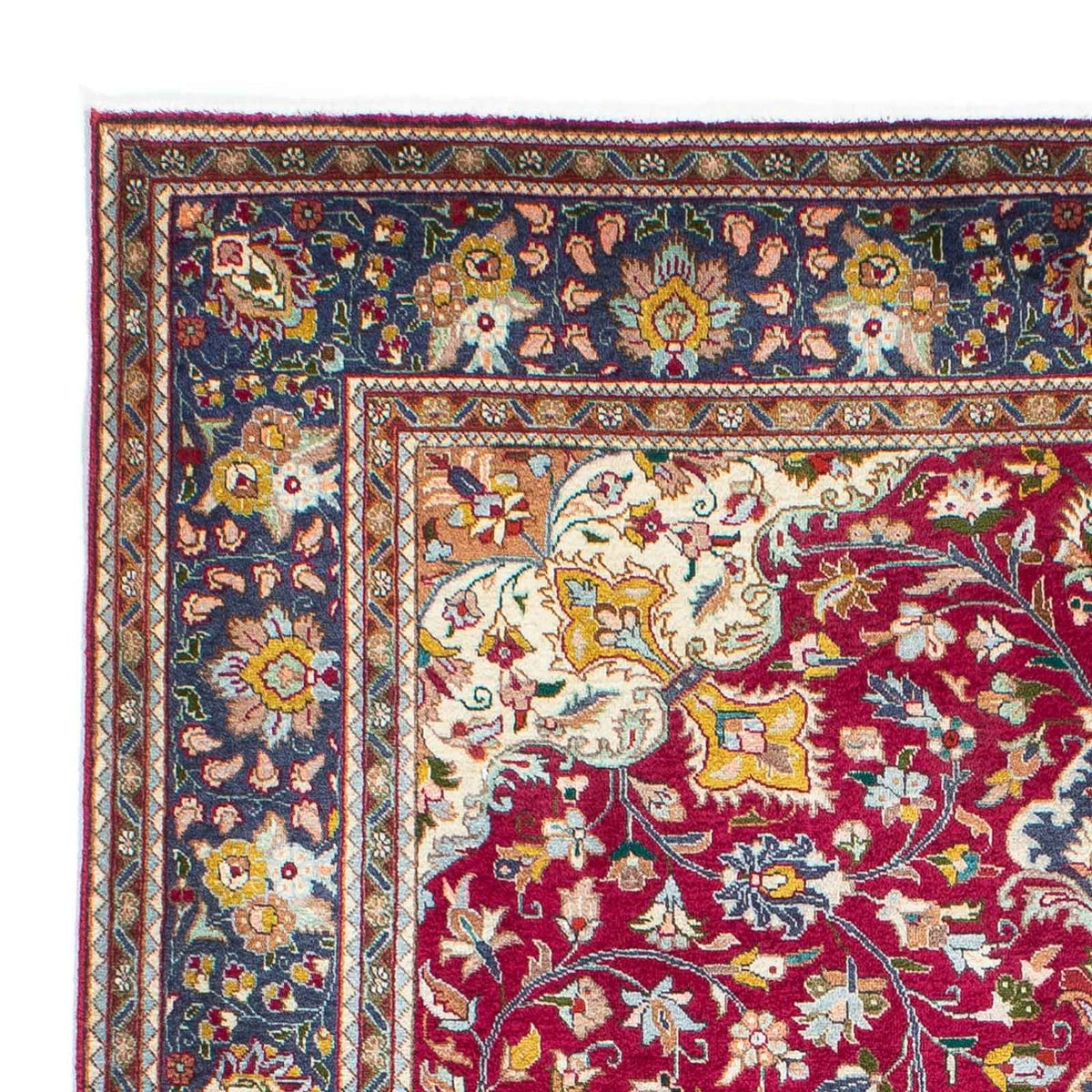 Persisk tæppe - Tabriz - 196 x 145 cm - rød