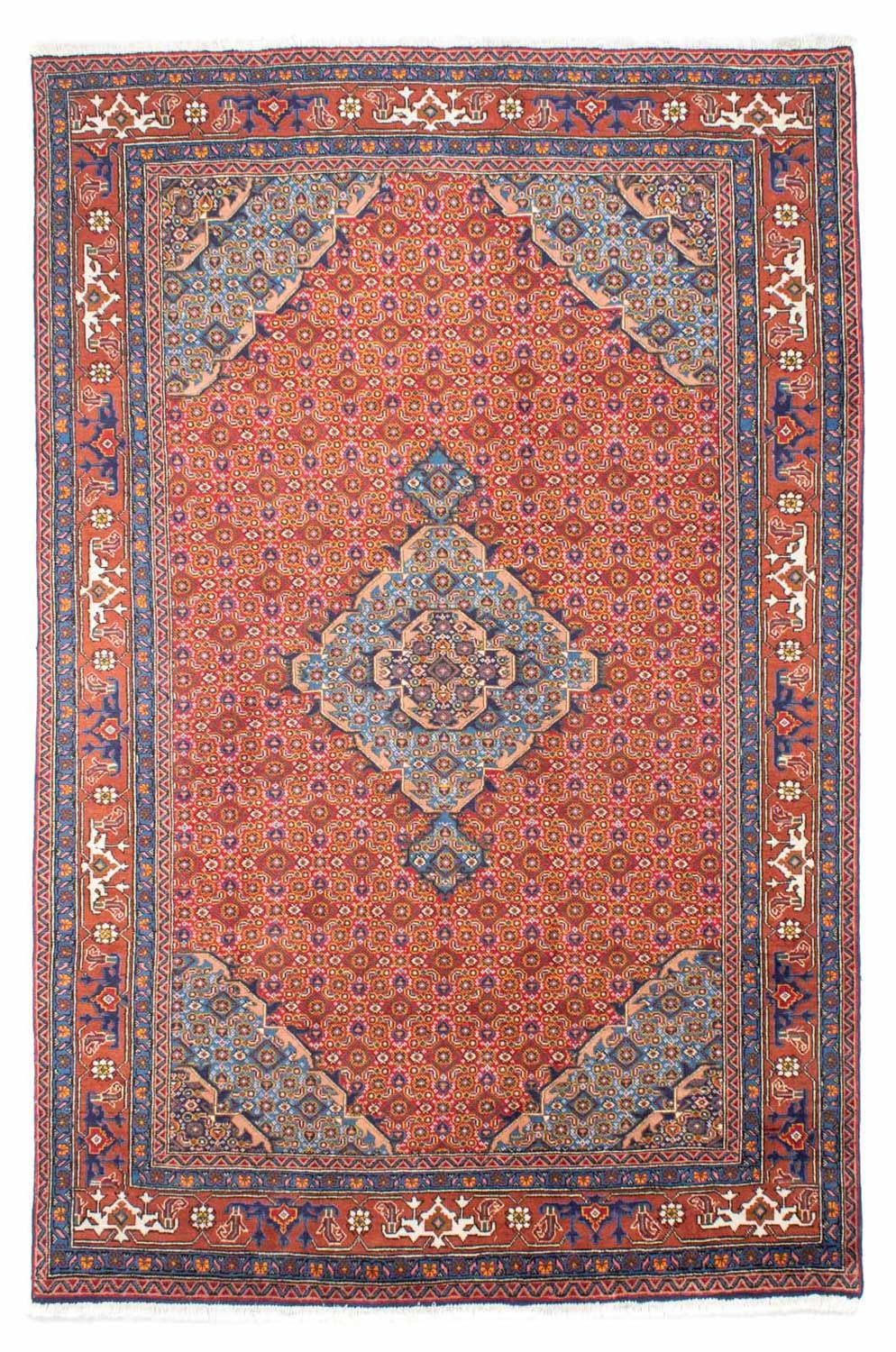 Persisk tæppe - Nomadisk - 298 x 205 cm - lysrød