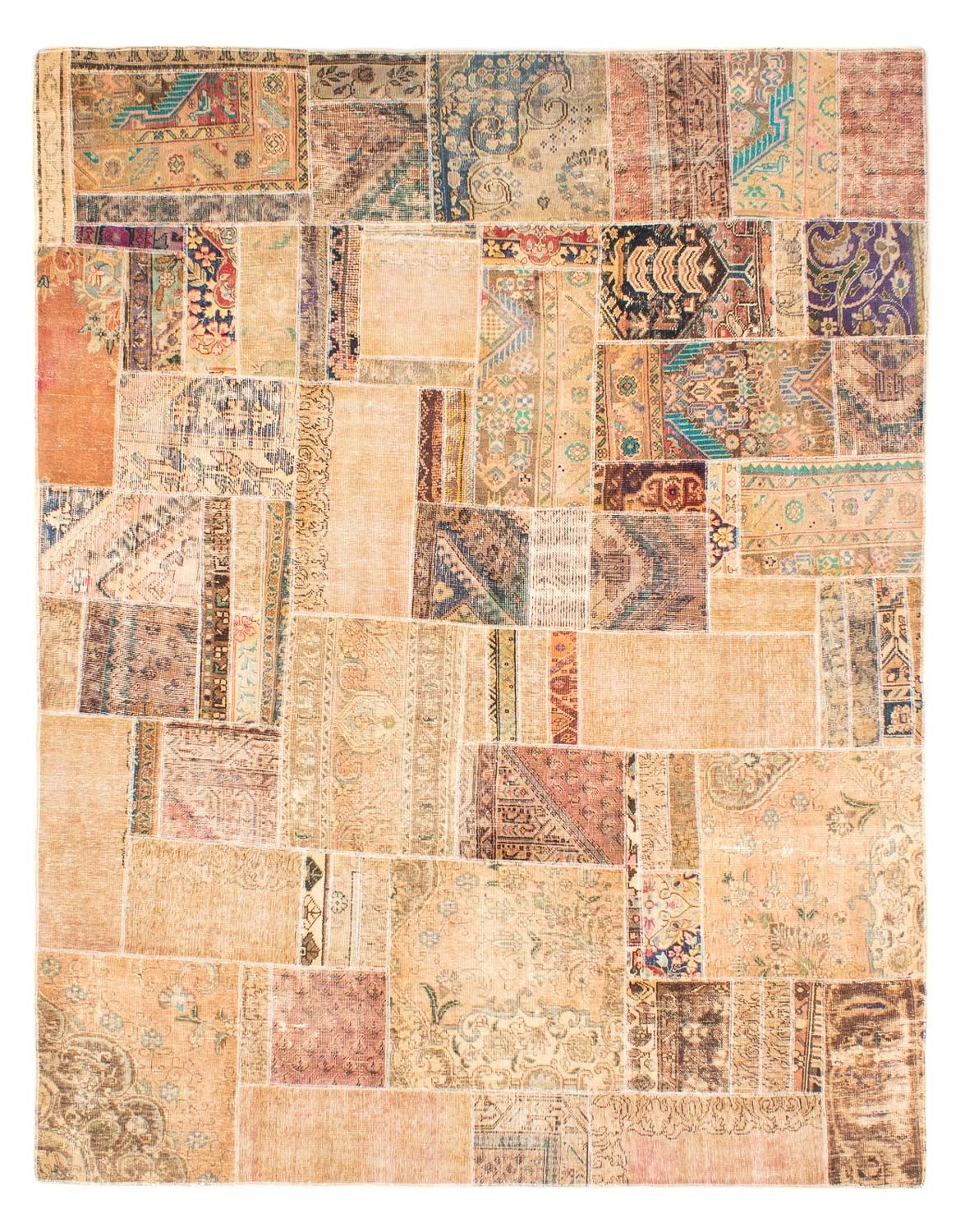 Patchwork-tæppe - 292 x 230 cm - flerfarvet