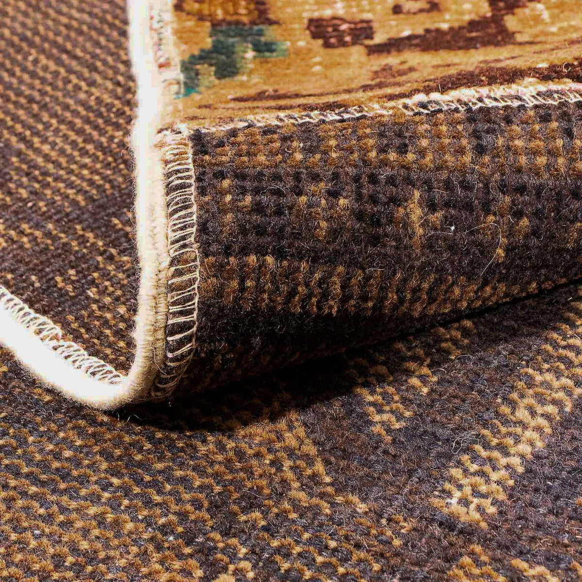 Patchwork-tæppe - 271 x 179 cm - flerfarvet