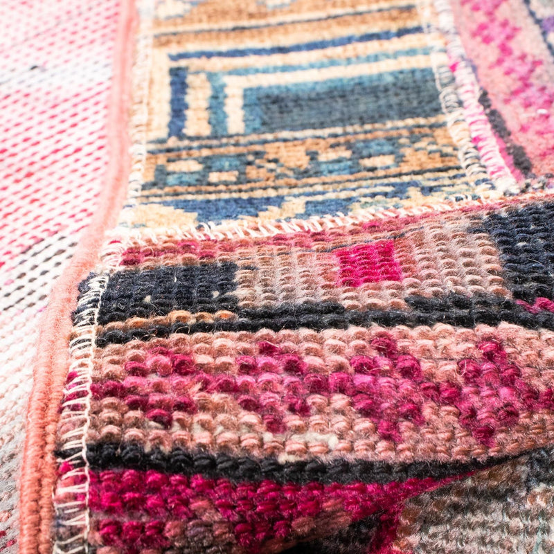 Patchwork-tæppe - 244 x 164 cm - flerfarvet