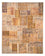 Patchwork-tæppe - 301 x 241 cm - flerfarvet