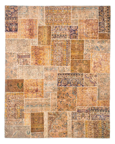 Patchwork-tæppe 241x301cm - Perserteppich Wollteppich