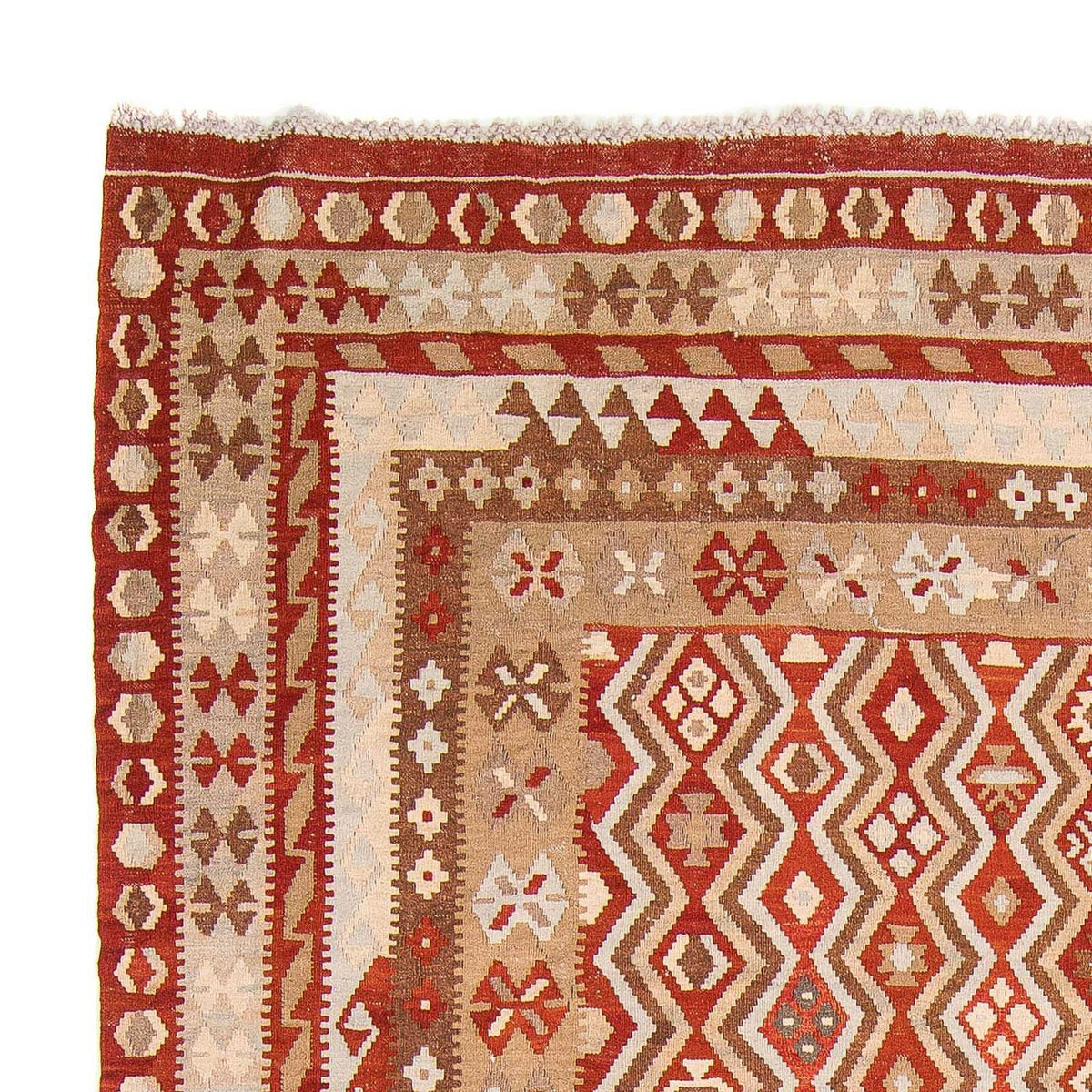 Kelim Carpet - Splash - 271 x 212 cm - flerfarvet