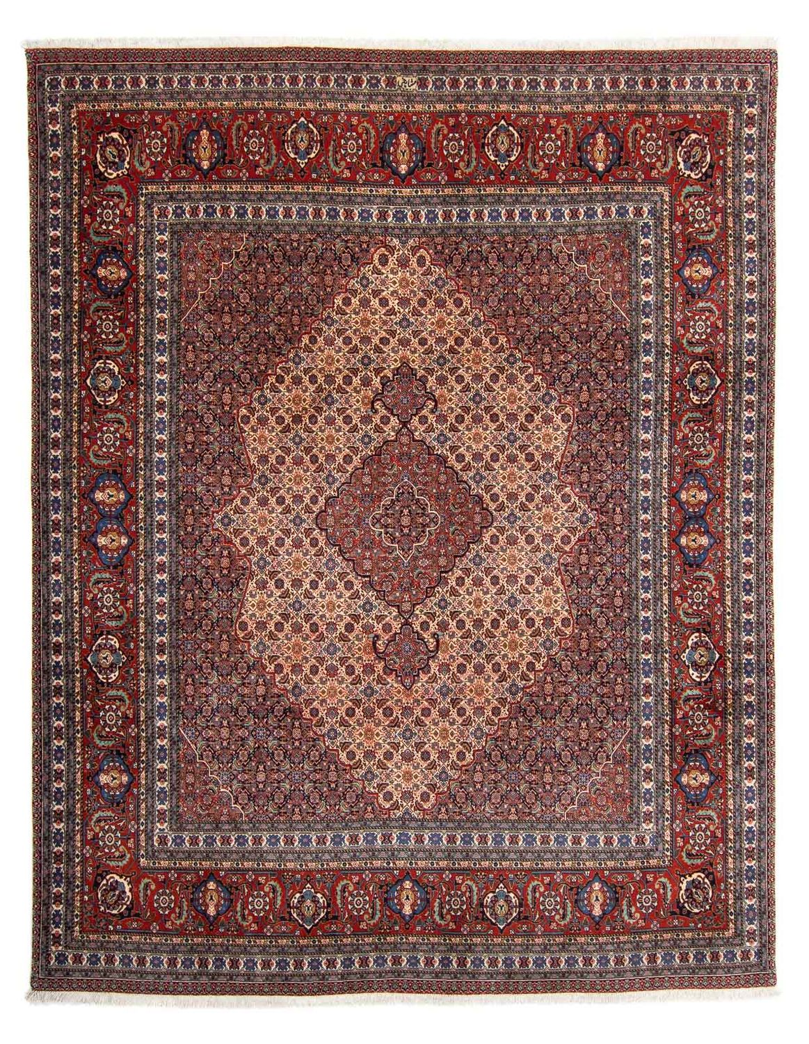 Persisk tæppe - Nomadisk - 343 x 267 cm - brun
