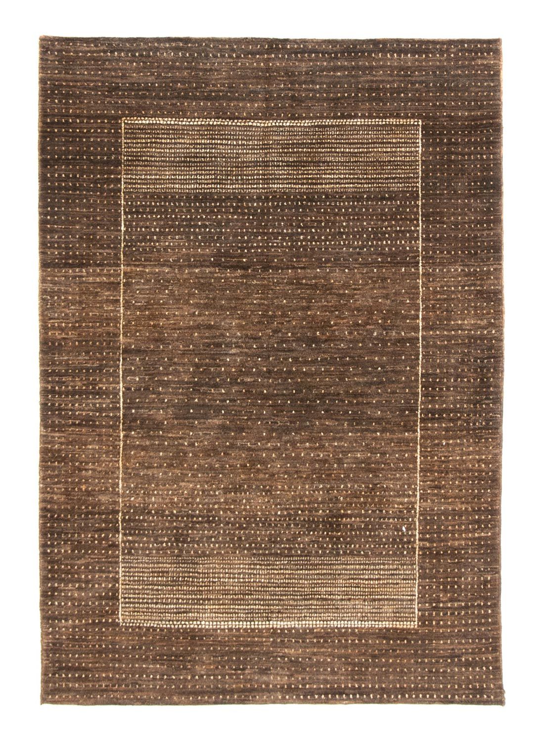 Gabbeh-tæppe - Indus - 170 x 122 cm - brun