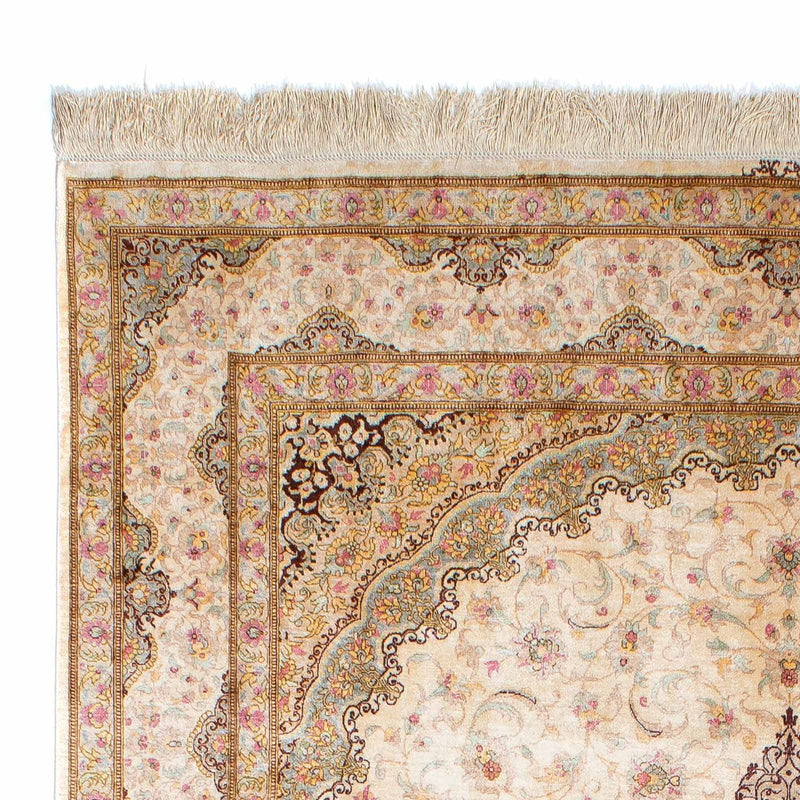 Persisk tæppe - Ghom - 235 x 157 cm - beige