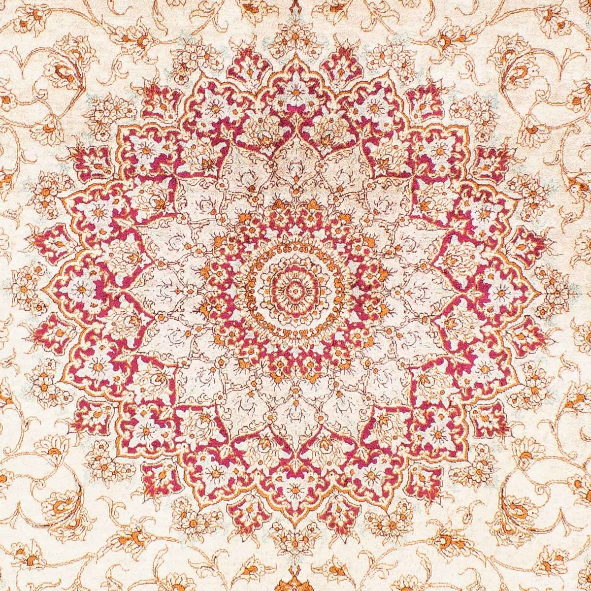Persisk tæppe - Ghom - 240 x 157 cm - beige