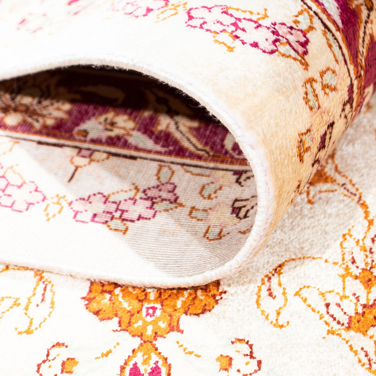 Persisk tæppe - Ghom - 240 x 157 cm - beige
