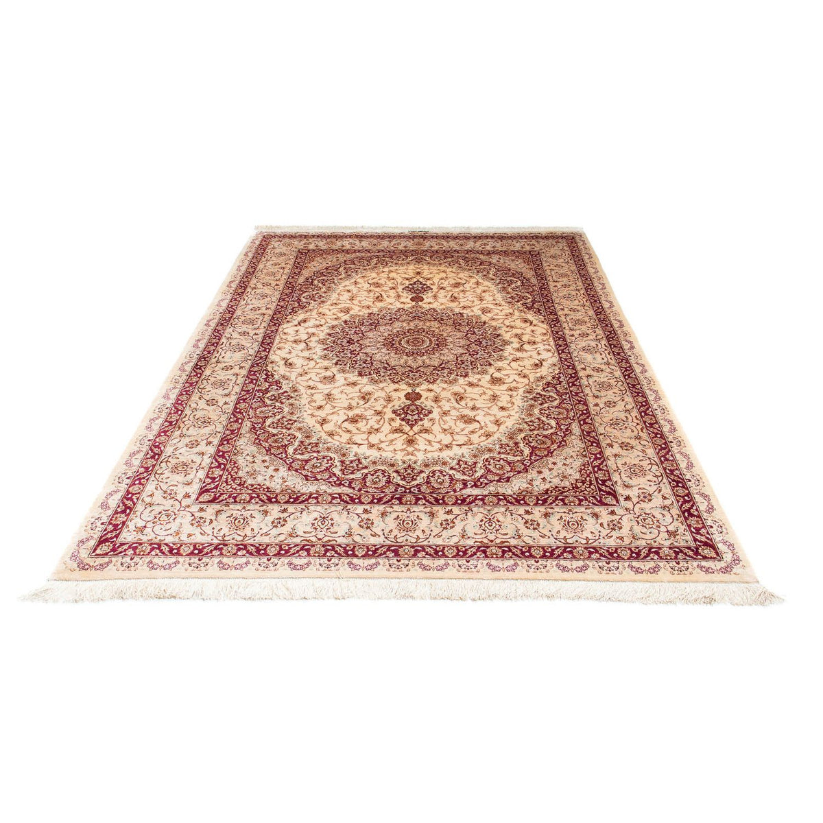 Persisk tæppe - Ghom - 240 x 157 cm - beige