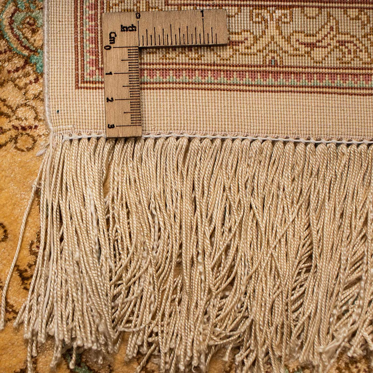 Persisk tæppe - Ghom - 198 x 134 cm - beige