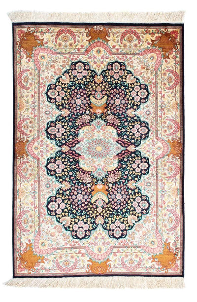 Qom Tæppe 81x130cm - Persisk tæppe