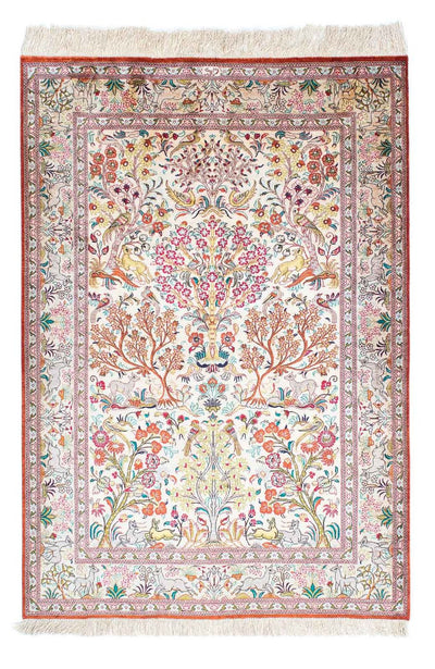 Qom Tæppe 100x148cm - Persisk tæppe