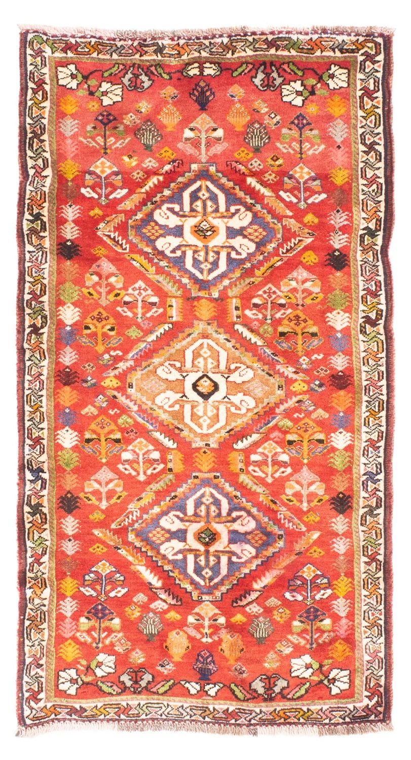 Persisk tæppe - Nomadisk - 152 x 81 cm - rød