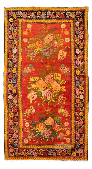 Persisk tæppe - Nomadisk - 248 x 132 cm - rød