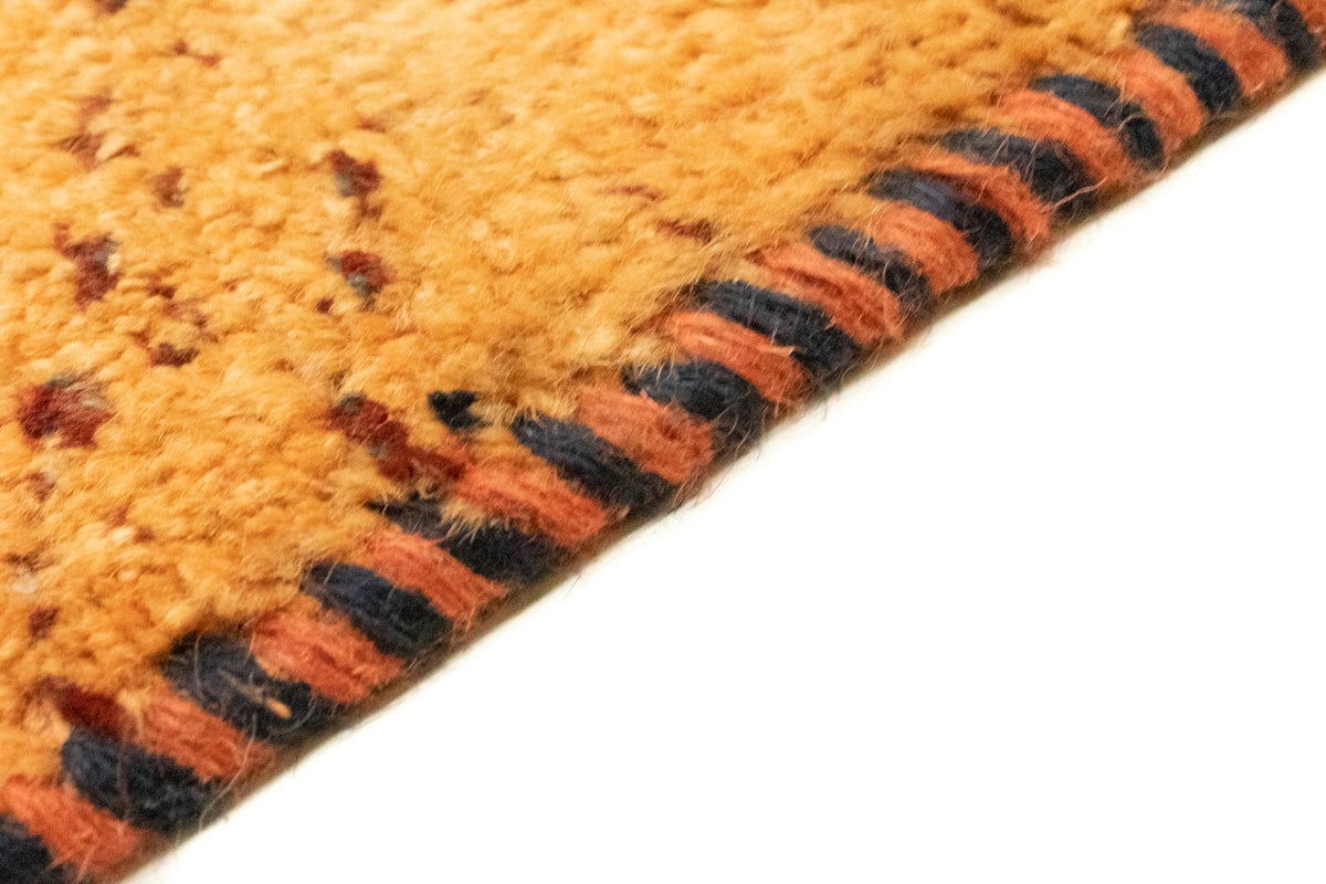 Gabbeh-tæppe - Persisk - 86 x 58 cm - guld