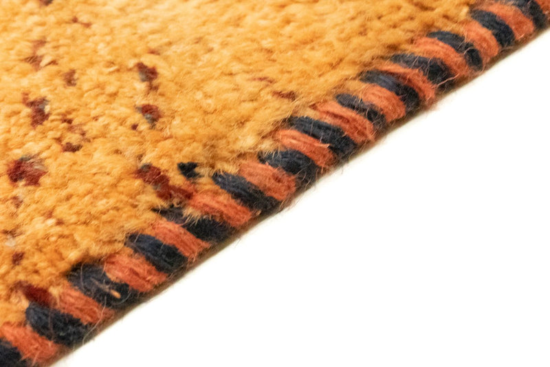 Gabbeh-tæppe - Persisk - 86 x 58 cm - guld