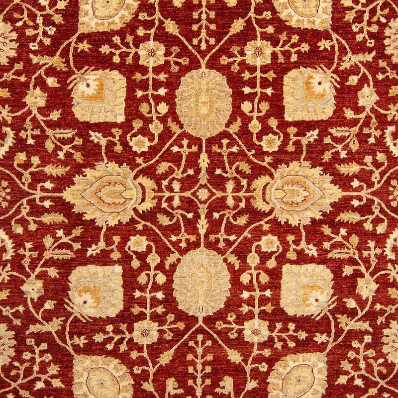 Ziegler Carpet - 343 x 248 cm - mørkerød