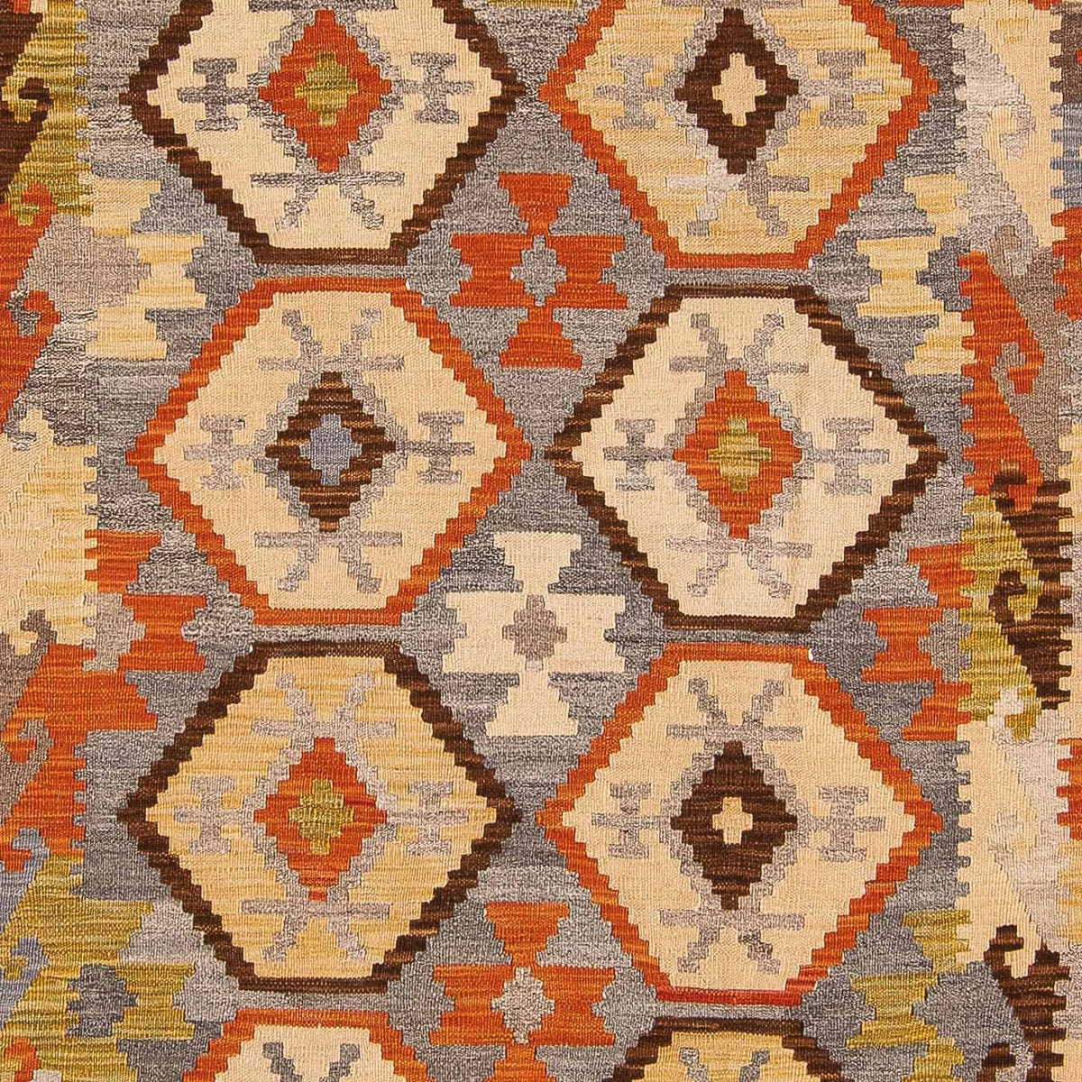 Kelim Carpet - Splash - 300 x 200 cm - flerfarvet
