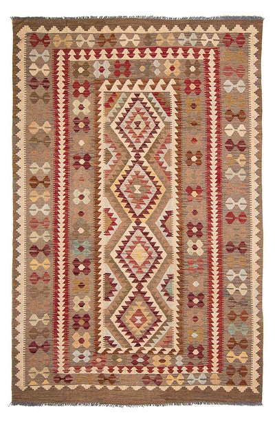 Kilim Maimana Tæppe 198x293cm - Uldtæppe