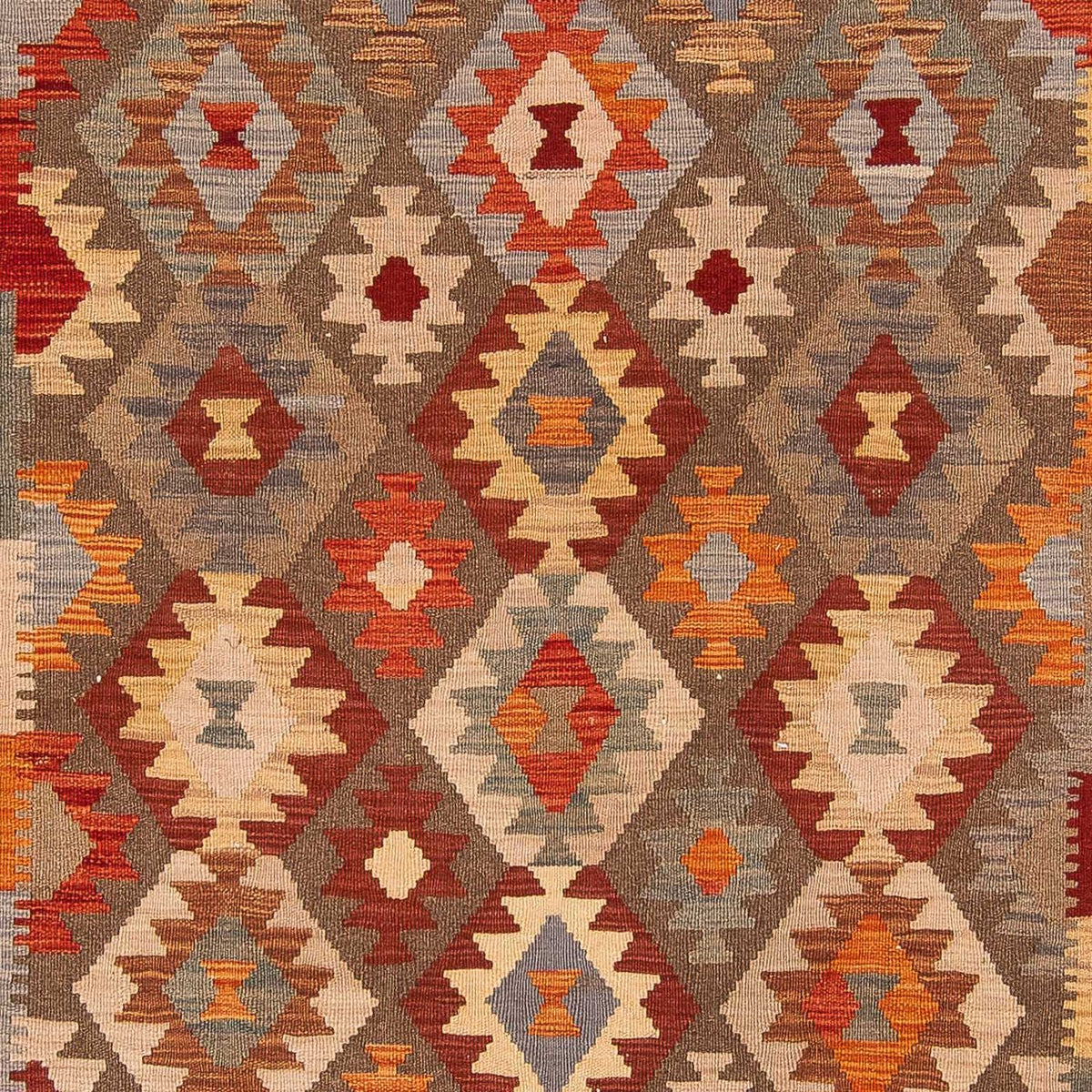 Kelim Carpet - Splash - 291 x 196 cm - flerfarvet