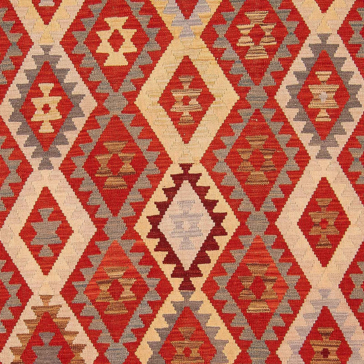 Kelim Carpet - Splash - 290 x 211 cm - flerfarvet