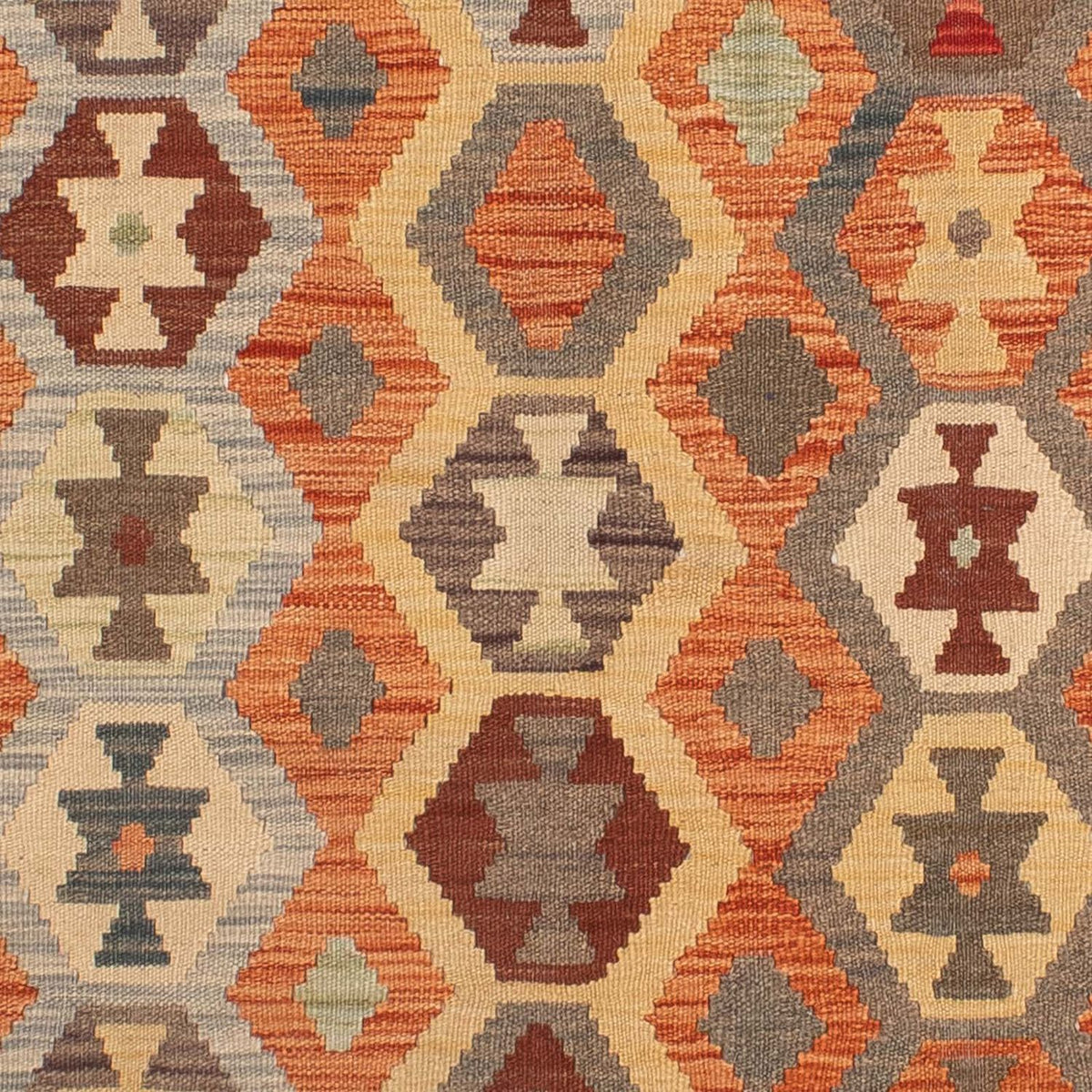 Kelim Carpet - Splash - 205 x 149 cm - flerfarvet