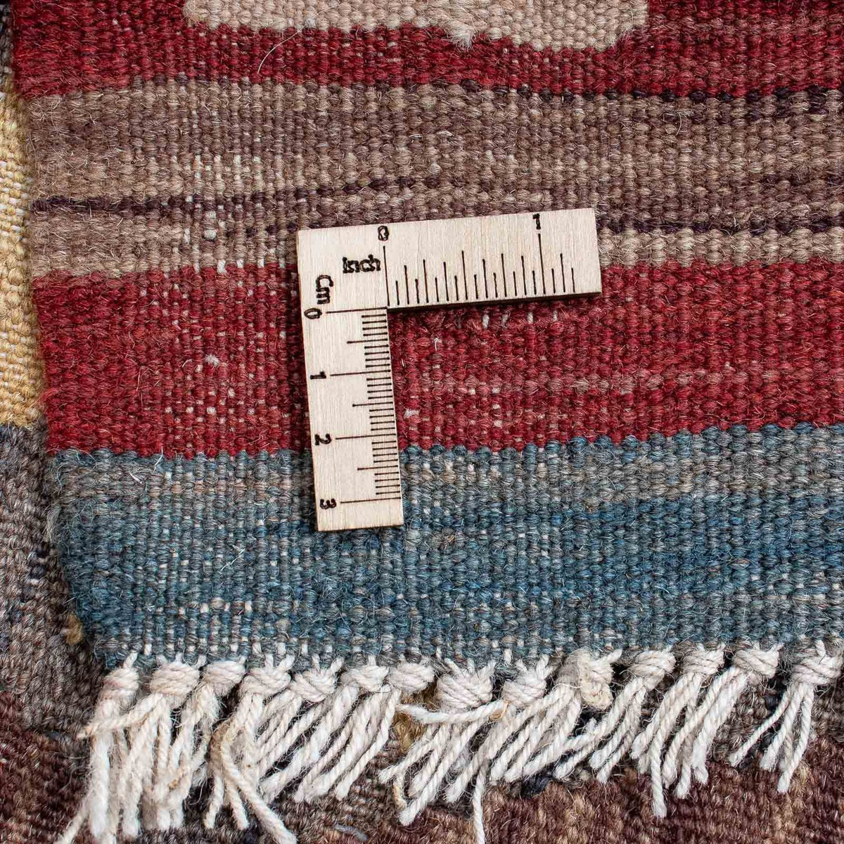 Kelim-tæppe - orientalsk - 192 x 136 cm - flerfarvet