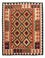 Kelim Carpet - Splash - 176 x 155 cm - flerfarvet