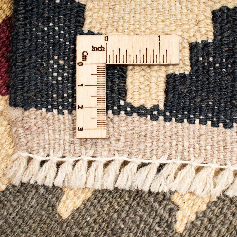 Kelim Carpet - Splash - 207 x 163 cm - flerfarvet