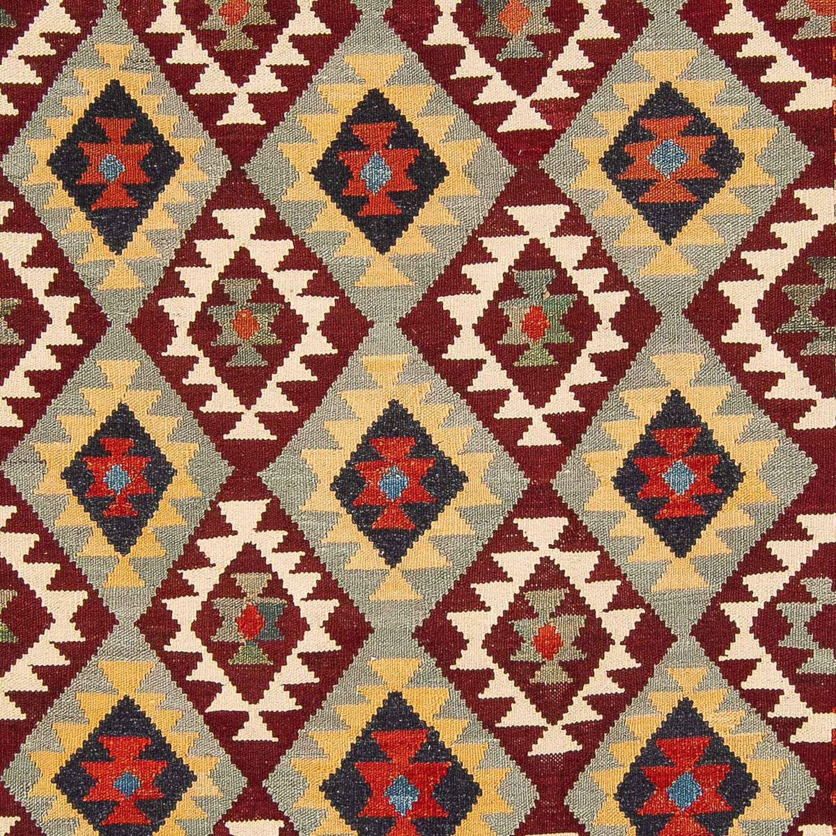 Kelim Carpet - Splash - 302 x 205 cm - flerfarvet