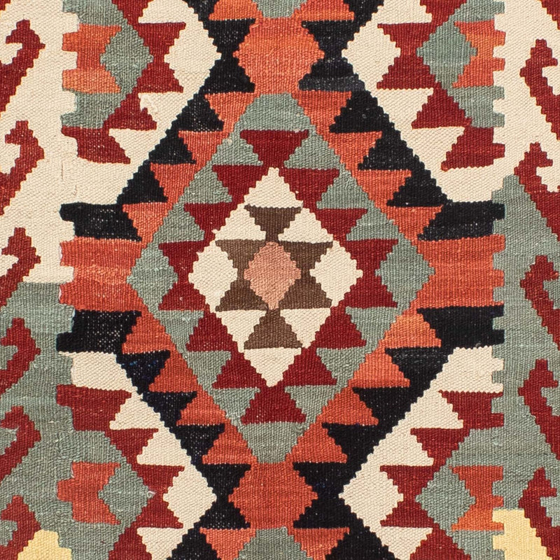 Kelim Carpet - Splash - 207 x 132 cm - flerfarvet