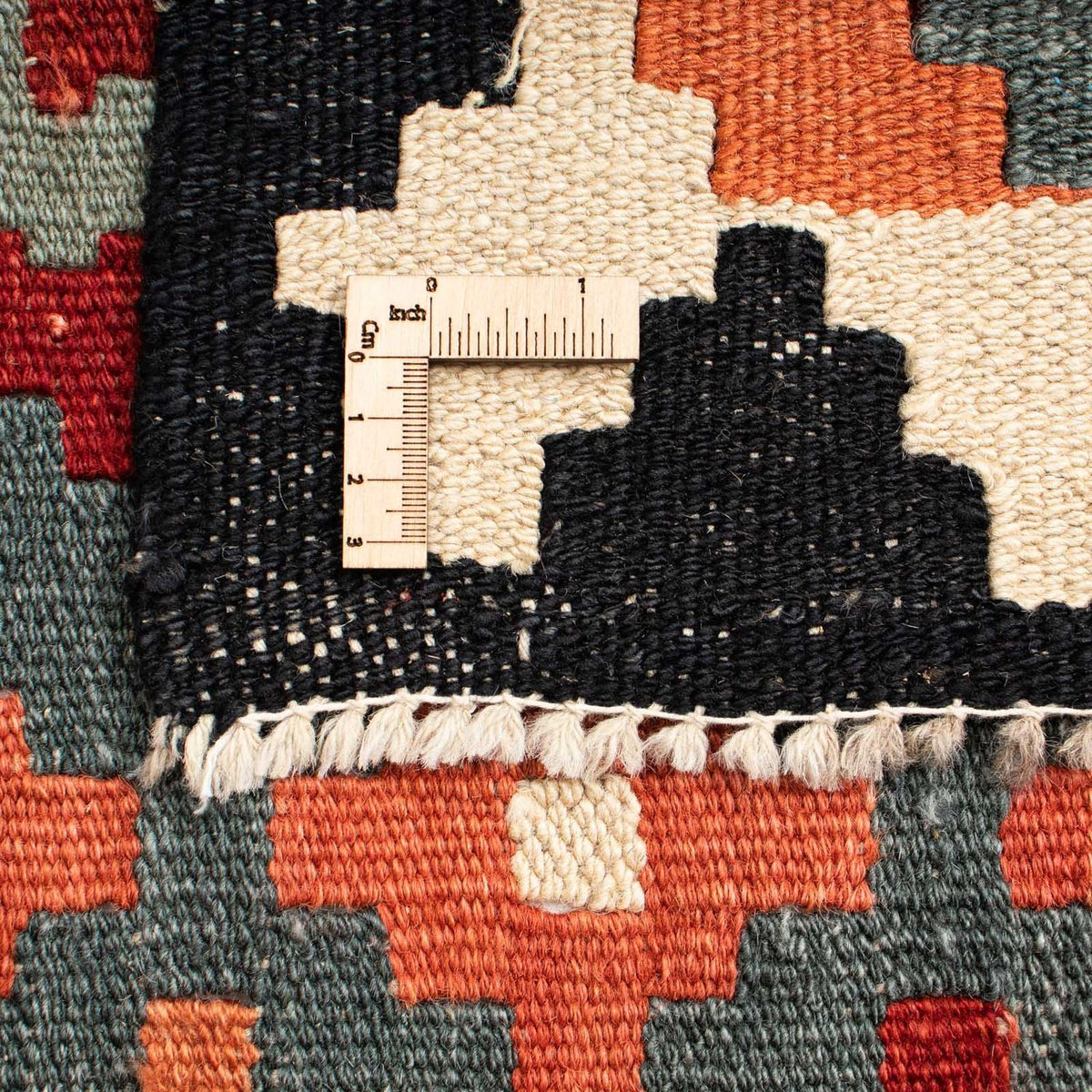 Kelim Carpet - Splash - 207 x 132 cm - flerfarvet