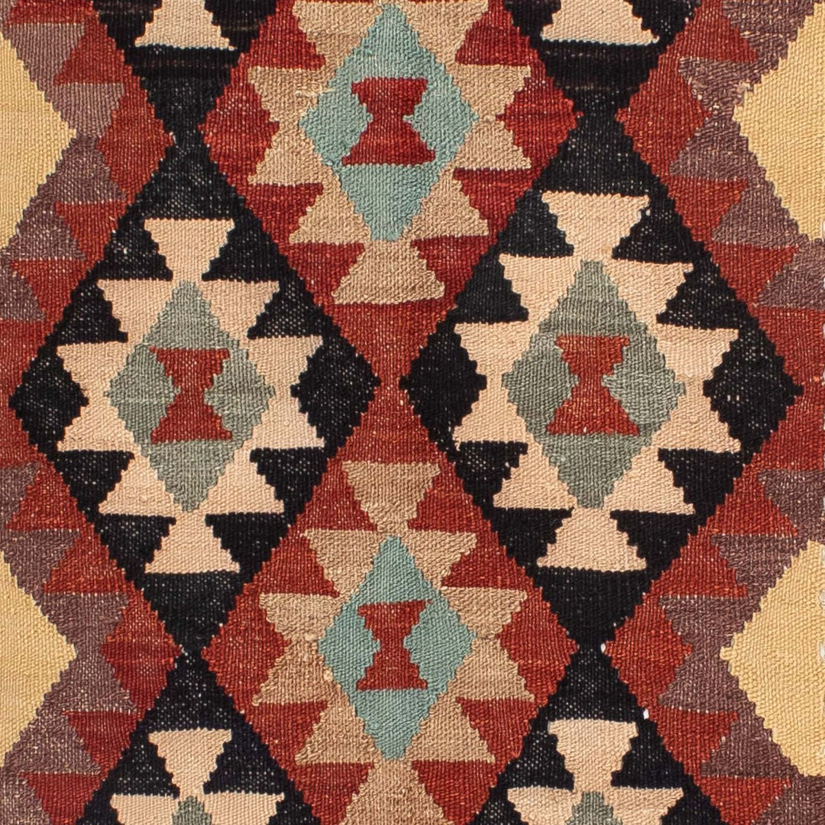 Kelim Carpet - Splash - 202 x 151 cm - flerfarvet