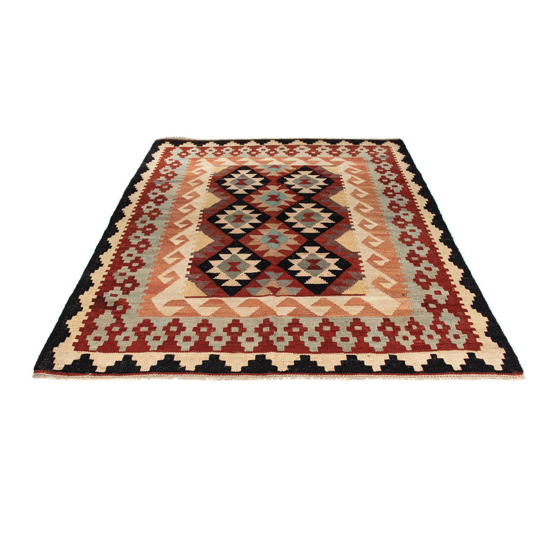 Kelim Carpet - Splash - 202 x 151 cm - flerfarvet