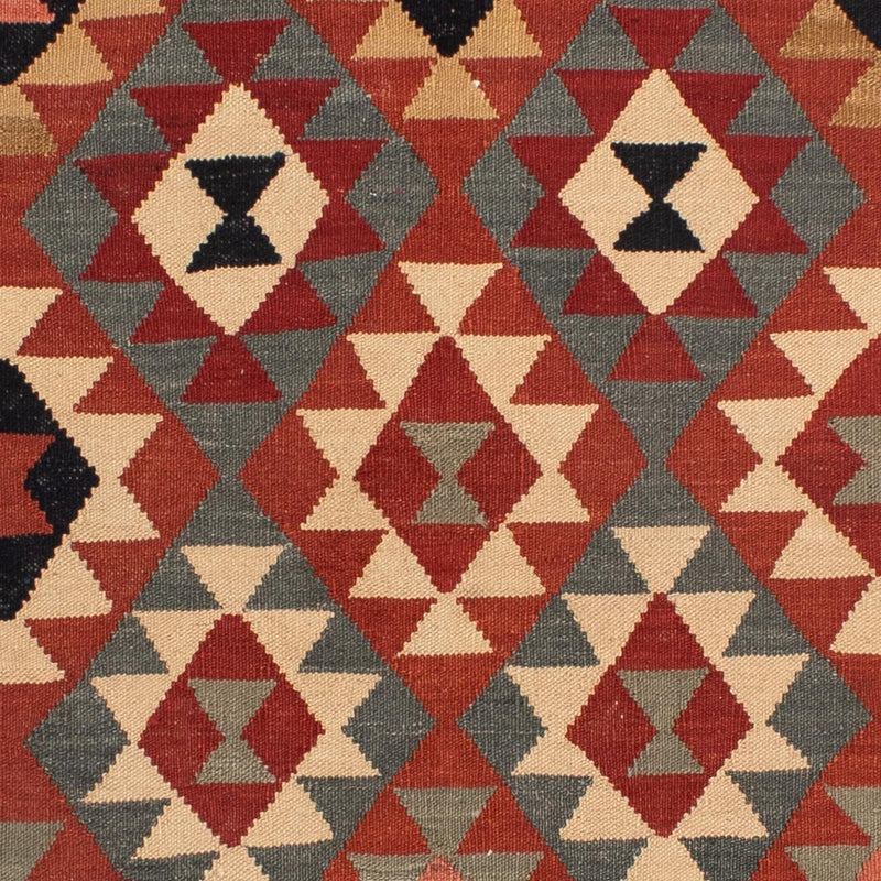 Kelim Carpet - Splash - 207 x 146 cm - flerfarvet