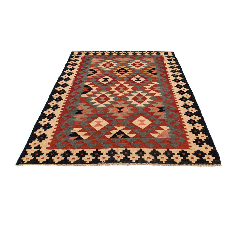 Kelim Carpet - Splash - 207 x 146 cm - flerfarvet