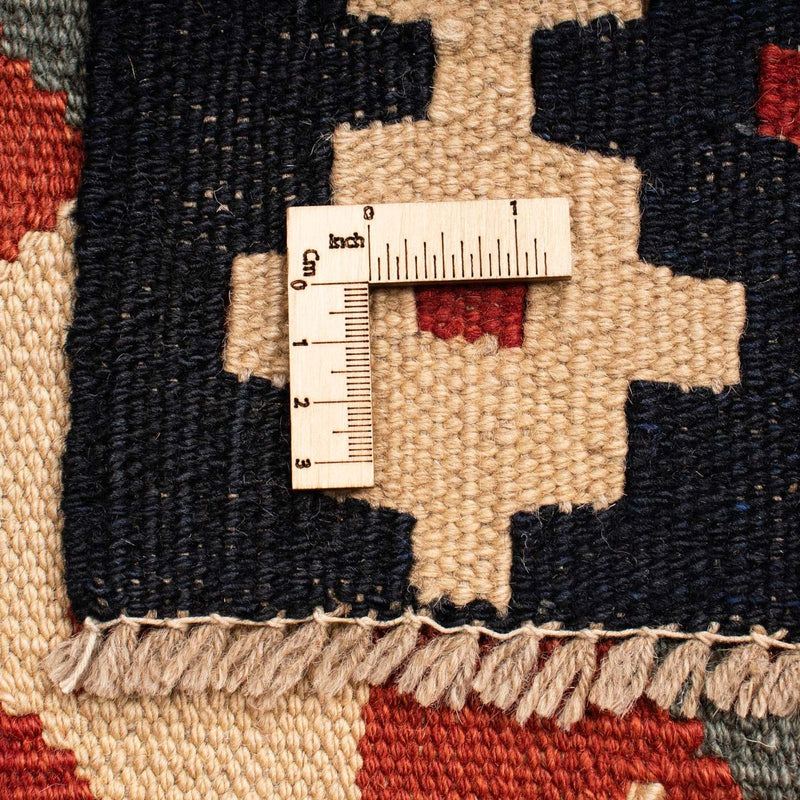 Kelim Carpet - Splash - 207 x 146 cm - flerfarvet