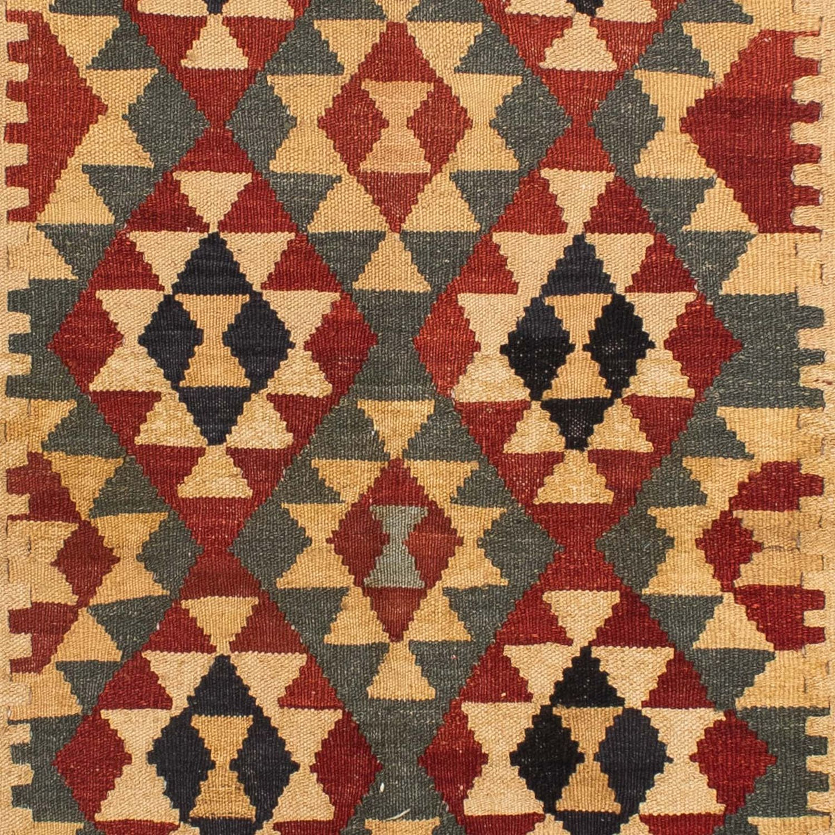 Kelim Carpet - Splash - 200 x 146 cm - flerfarvet