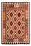 Kelim Carpet - Splash - 201 x 150 cm - flerfarvet