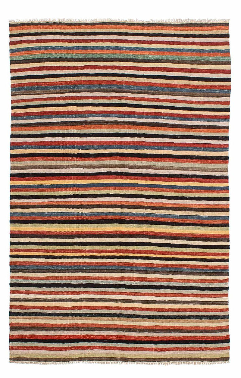 Kelim-tæppe - orientalsk - 210 x 138 cm - flerfarvet