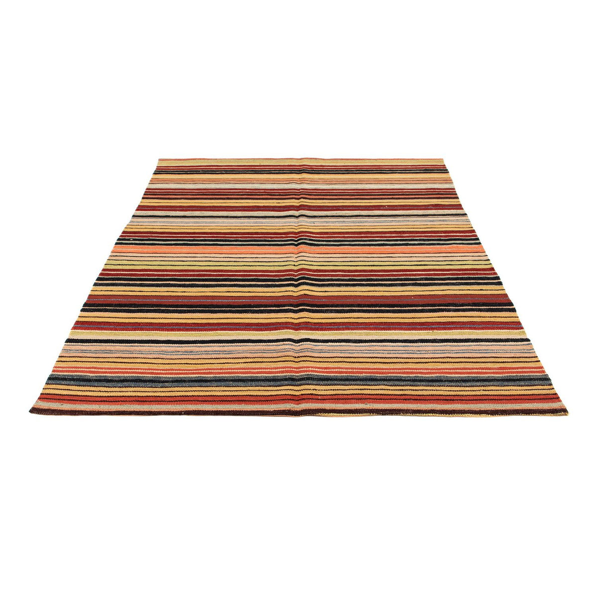Kelim Carpet - Splash - 190 x 147 cm - flerfarvet