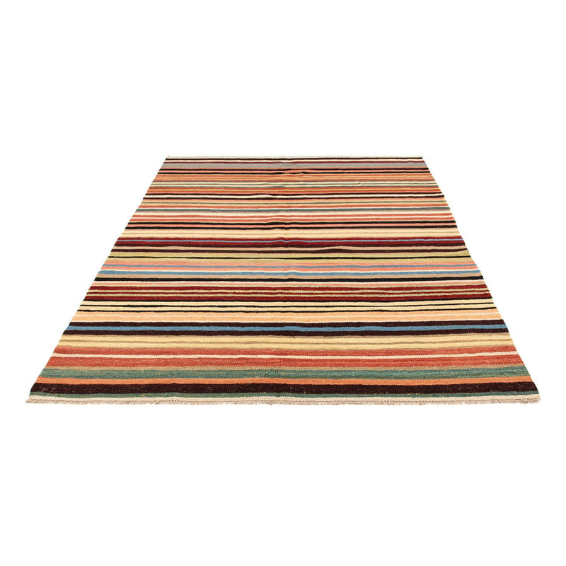 Kelim Carpet - Splash - 199 x 156 cm - flerfarvet