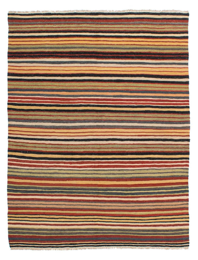 Kelim Carpet - Splash - 195 x 152 cm - flerfarvet