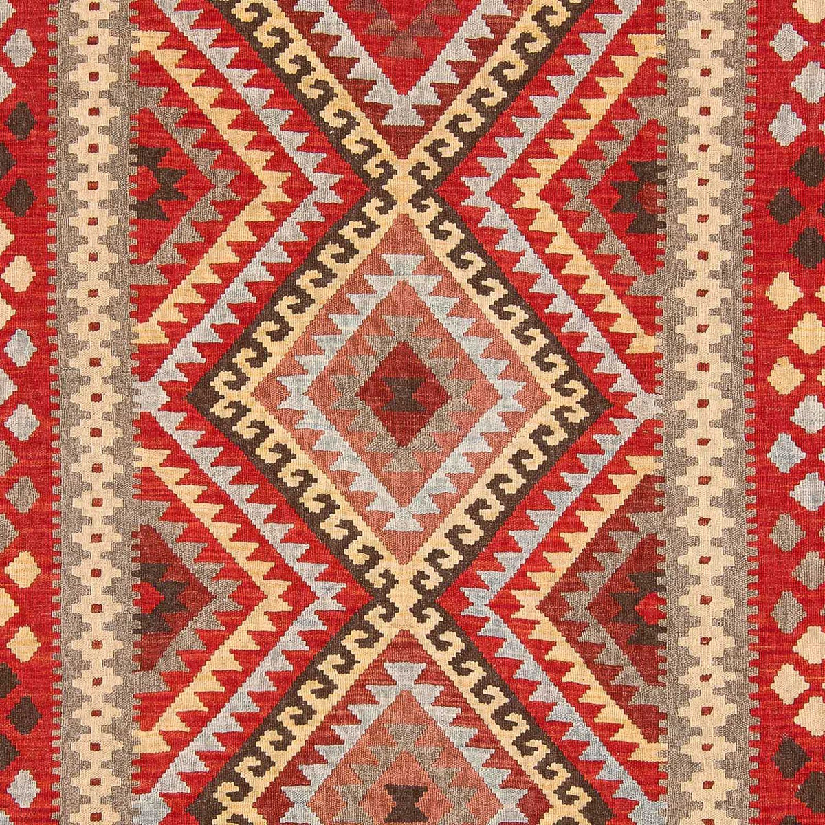 Kelim Carpet - Splash - 304 x 199 cm - flerfarvet