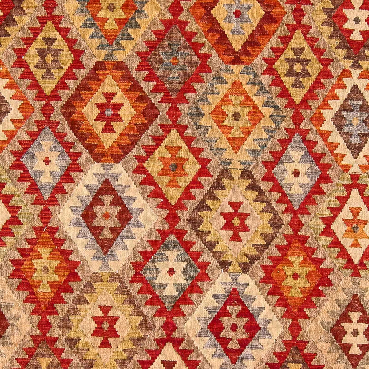 Kelim Carpet - Splash - 292 x 205 cm - flerfarvet